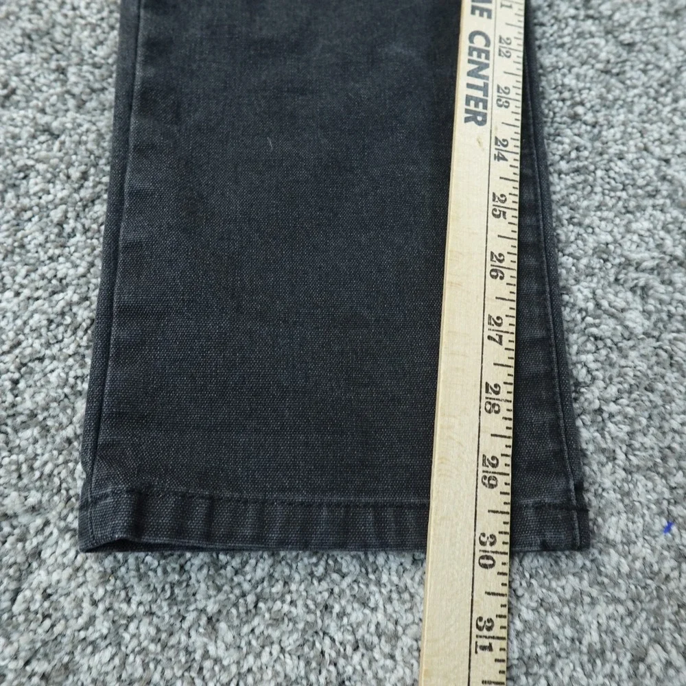 Proof Jeans Mens 31X30 Dark Black Denim Pants Slim Straight‎ Stretch Huckberry